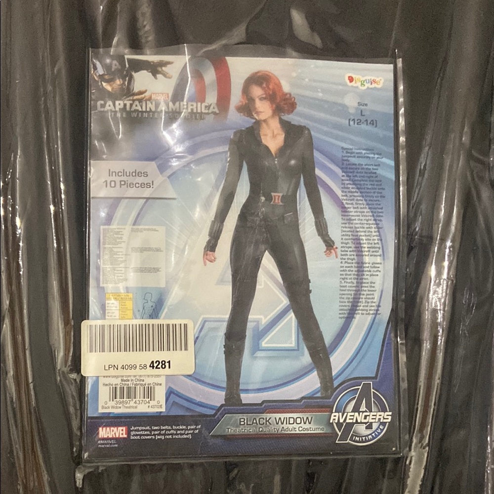 Black Widow Halloween costume